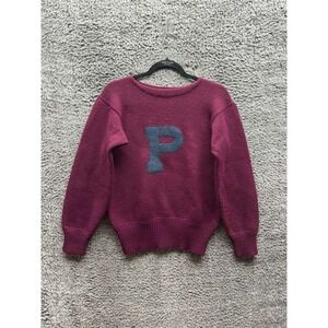 Vintage 1940s Pearson University of Pennsylvania Pullover Sweater Men's Size S/M